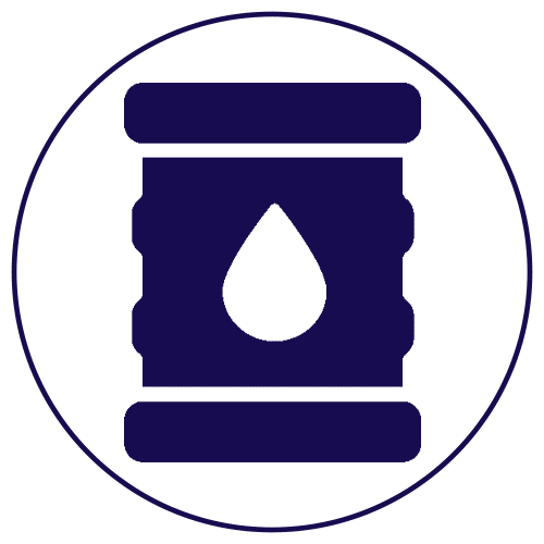icona servizio di smaltimento di oli esausti