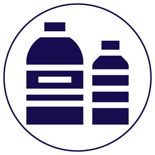 icona servizio di smaltimento plastica